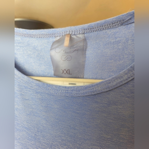 CALIA by Carrie Underwood Light Blue Muscle Tank - Picture 5 of 5